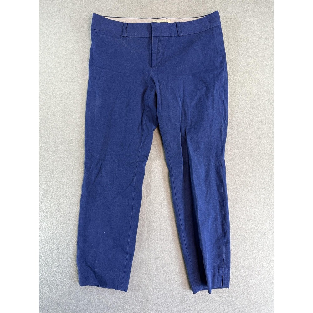 Banana Republic Pants Womens 6S Blue Slim Fit Twill Ankle Dress Workwear Office